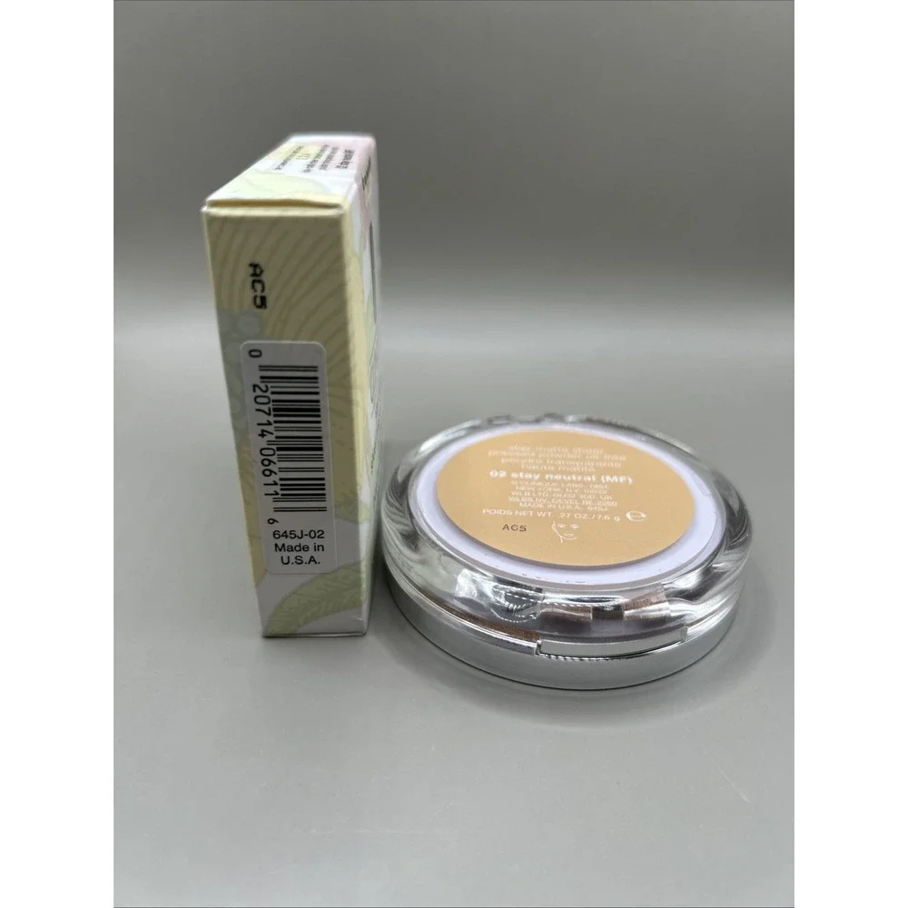 Clinique Stay Matte Sheer Pressed Powder Oil Free 02 Stay Neutral (MF)0.27oz New